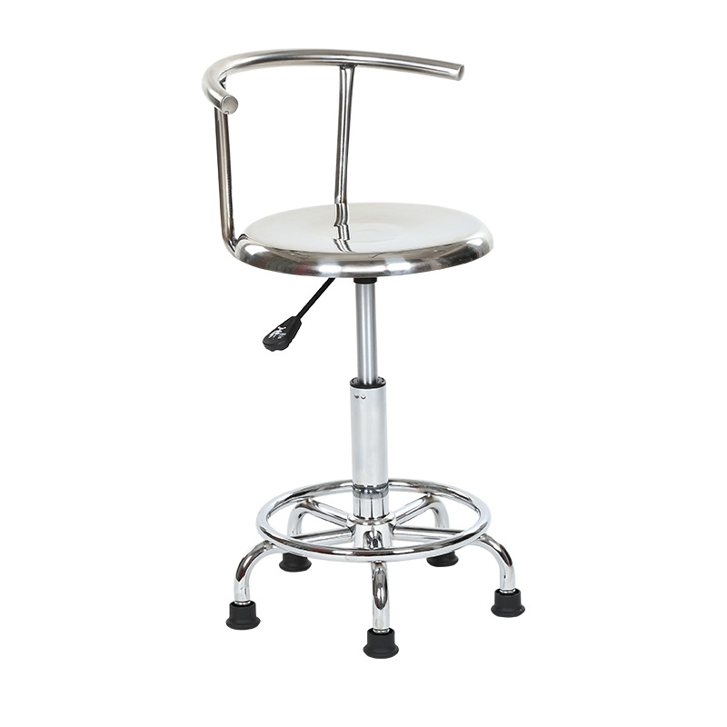 Medical Lab Chair - 304 stainless steel backrest lift bar