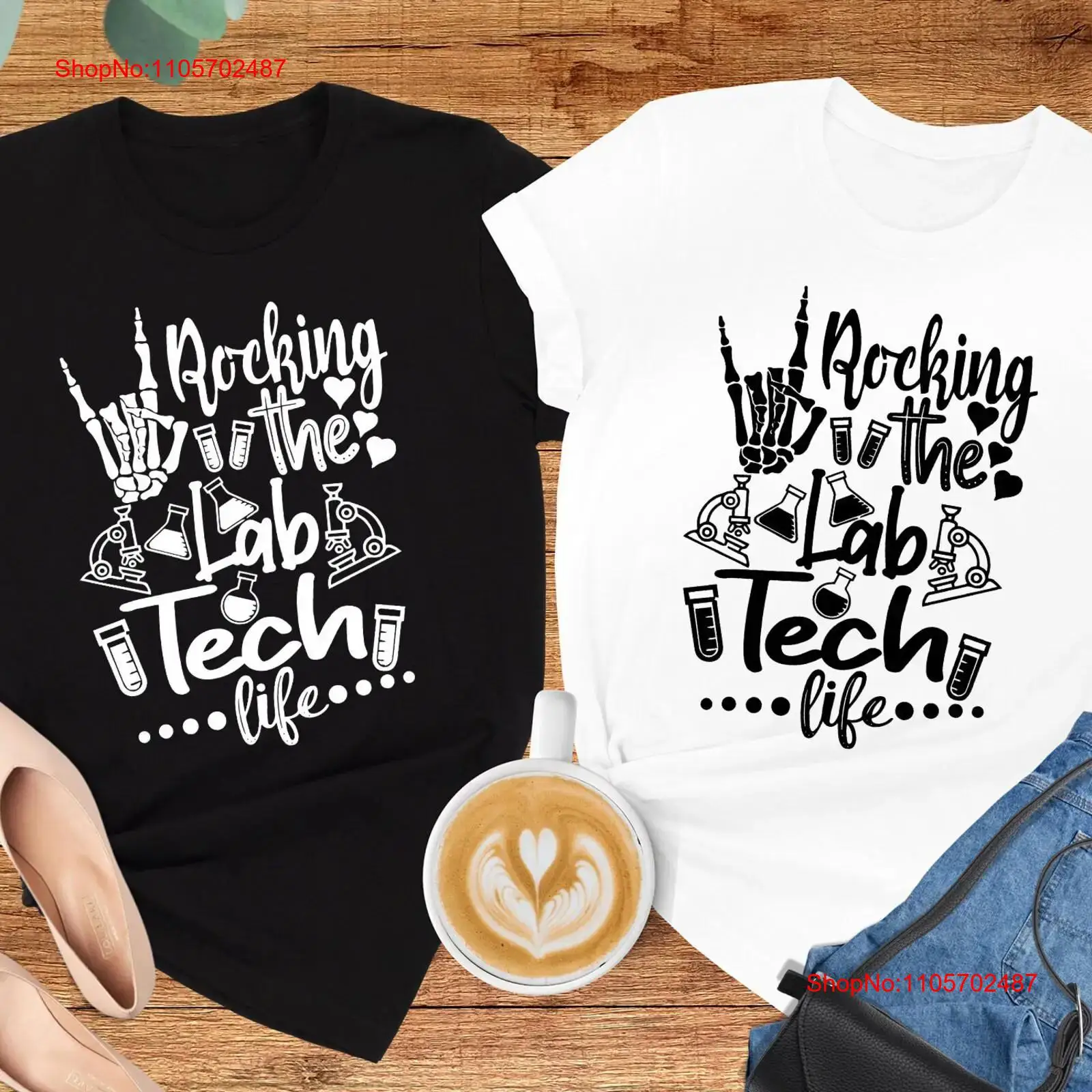 Rocking The Lab Tech Life T Sh - Medical Lab Graphics 评论和价格