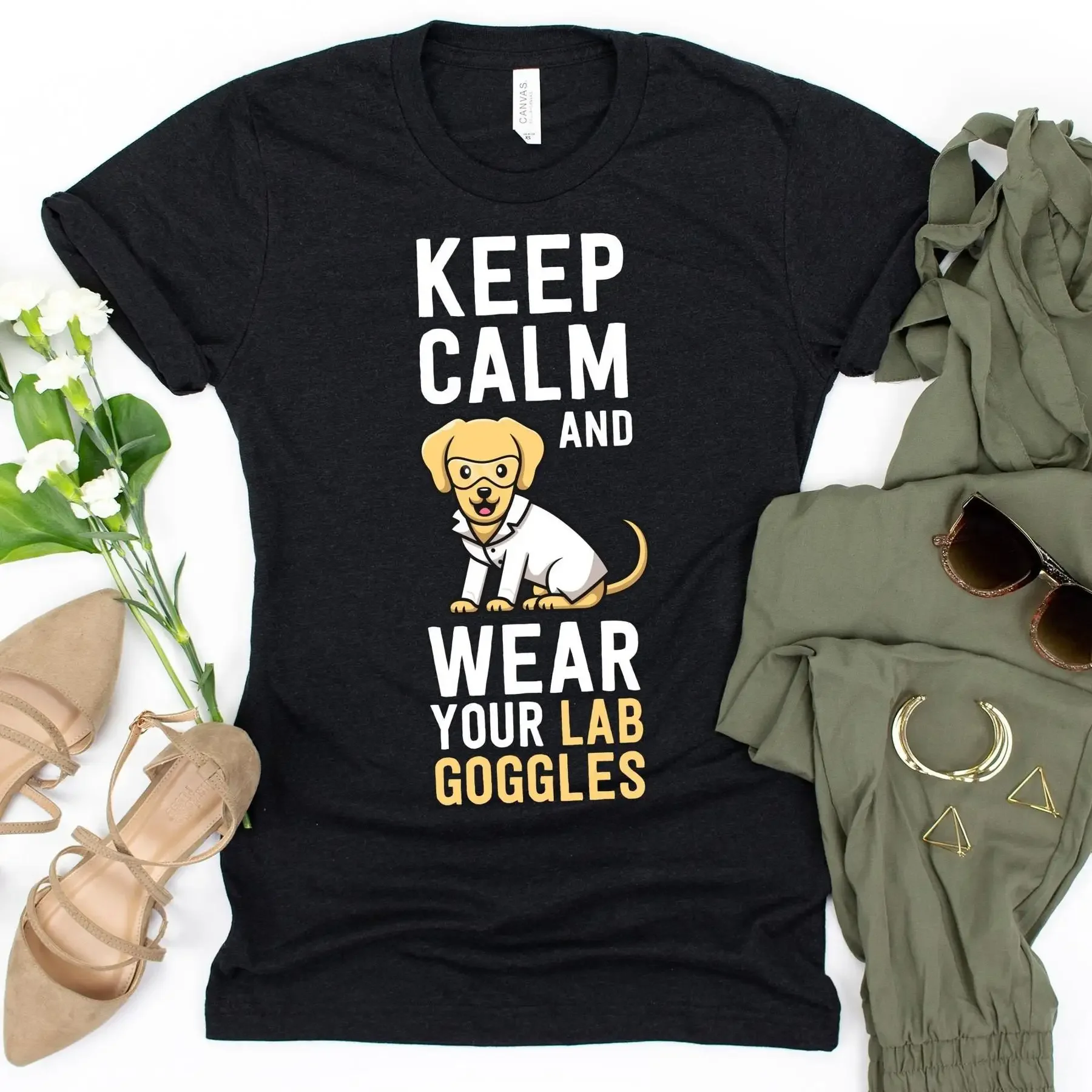 Keep Calm And Wear Your Lab Go - Medical Lab Scientist 评论和价格