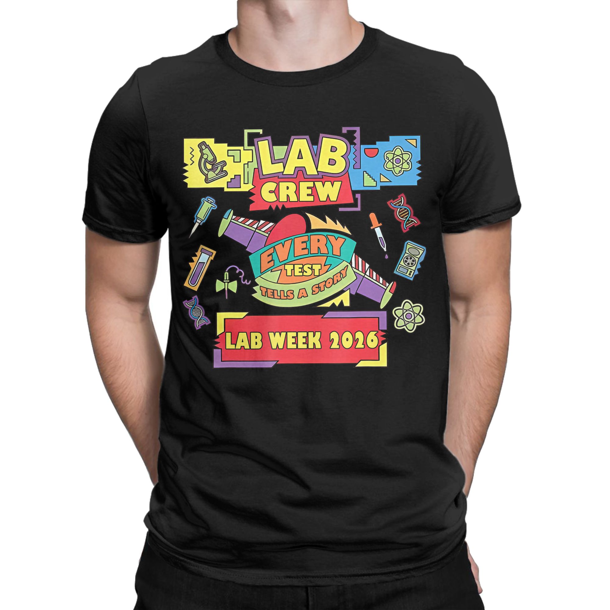 Oversized T-Shirt Lab Crew Lab - Medical Lab Week 2026 评论和价格