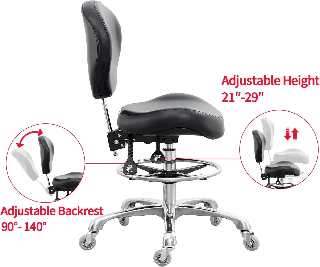 Drafting Chair Adjustable Tall - Medical Lab Chair 评论和价格